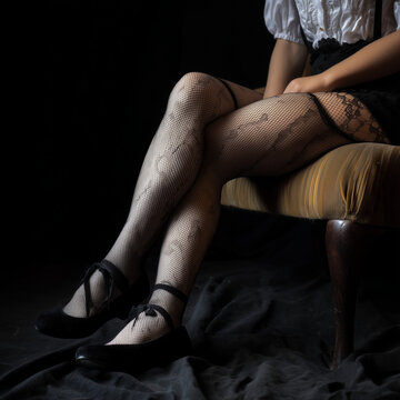 tattoo, t&auml;towiert,  bedeckt, strumpf, strapse, unterw&auml;sche, cover, nylons, nylon, strumpfhose, f&uuml;&szlig;e, beine, frau, bein, sch&ouml;nheit, k&ouml;rper, gestalten, damenunterw&auml;sche, bein, black, leitbild, strumpf, 