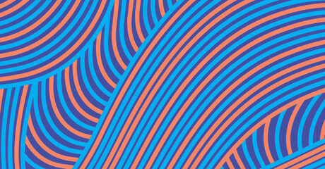 Abstract colored background textured irregular wave striped lines. seamless geometric pattern design for certificates, invitations, textiles, apparel, postcard, covers, banners and more.	