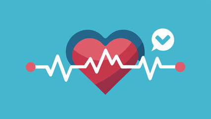 Heart Rate Monitor A digital heart rate monitor fluctuating wildly with the activity of social media notifications emphasizing how validation impacts emotional wellbeing.