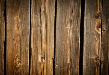 Obraz premium A close up of a wooden wall with a dark background.
