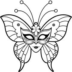 butterfly on white background