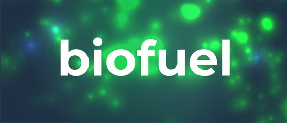 Eco-Friendly Biofuel Concept Background Representing Renewable Energy