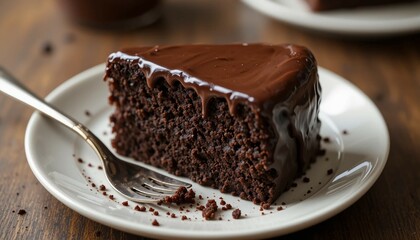 piece of chocolate cake