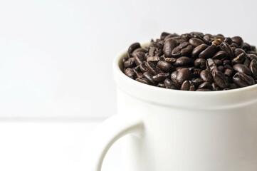 cup of coffee beans