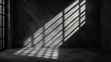 This minimalist image captures the interplay of light and shadow against a textured wall, evoking feelings of solitude and contemplation while highlighting simplicity in design.