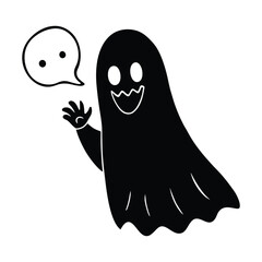 halloween ghost vector