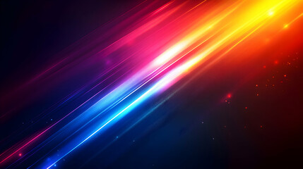 A sleek high-resolution wallpaper featuring geometric patterns in neon colors, creating a high-tech, futuristic vibe
