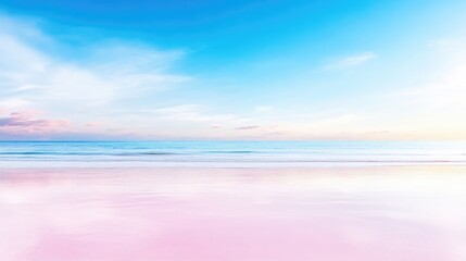 Pastel Beach Sunset