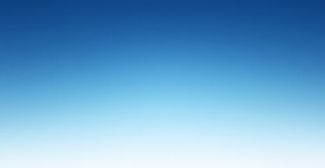 Clear, gradient blue sky