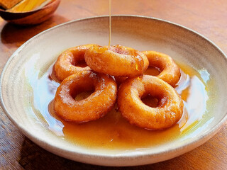 Peruvian Picarones Sweet Donuts Traditional Dessert