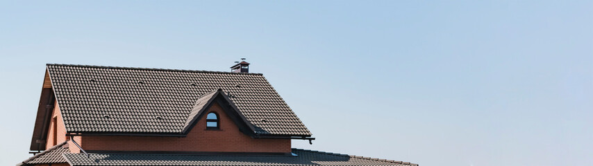 Fragment of a new private house