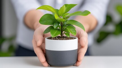 Hands holding a small potted plant (2)