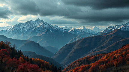 Autumn Mountain Serenity