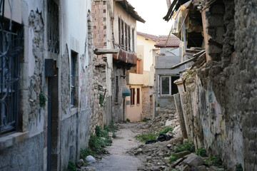 Damaged building in Antakya, Hatay after 6 February 2023 Earthquakes