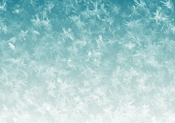 Obraz premium Frostbite Gradient with Icy Mint and White Chill Texture