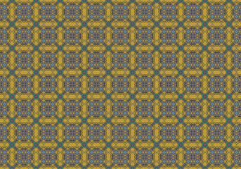 Seamless Cloth Endless Visual Decoration Digital Fashion Texture Perspective Geometric Tile Fabric Shape Symmetric Template Graphic Luxury Interior Textile Art Design Wallpaper Background Pattern.