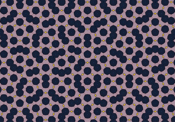 Seamless Cloth Endless Visual Decoration Digital Fashion Texture Perspective Geometric Tile Fabric Shape Symmetric Template Graphic Luxury Interior Textile Art Design Wallpaper Background Pattern.