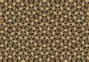 Seamless Textile Endless Background Shape Digital Geometric Symmetric Visual Perspective Wallpaper Graphic Fabric Decoration Luxury Design Template Texture Tile Art Cloth Interior Fashion Pattern.