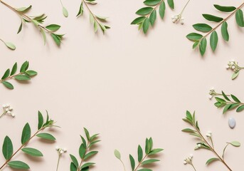 plant frame leaf background
