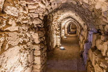 Fototapeta premium Corridor in Karak castle, Jordan