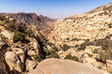 Wadi Dana canyon in Dana Biosphere Reserve, Jordan
