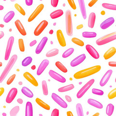 Discover a vibrant abstract watercolor pattern featuring striking brush strokes on a clean, modern background.