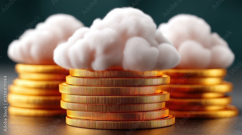Poster discover how cloud storage enhances crypto investments through efficient coin stacking and insightfu