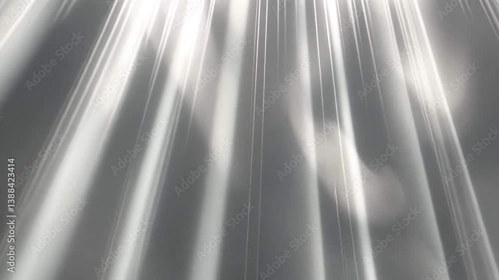 Aufkleber abstract light rays illuminate soft, ethereal background, creating serene atmosphere that evokes cal