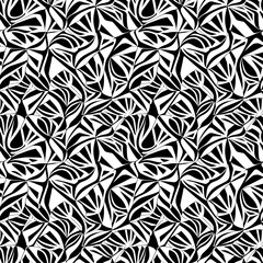 Fototapeta premium a black and white abstract pattern