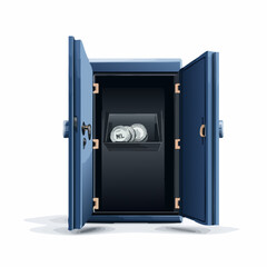 AML vector icon, isolated on white background  -  