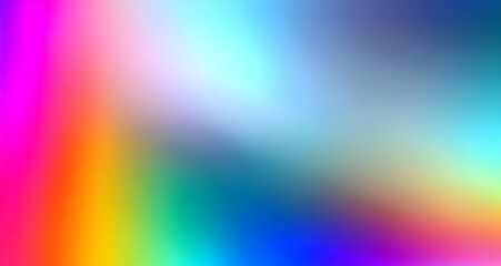 Psychedelic Grain Gradient - Multicolor blurred background with soft noise, nostalgic 80s/90s retro style for album covers