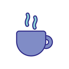 Coffee icon vector stock illustration