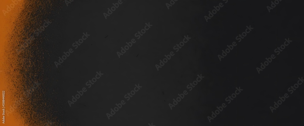 Aufkleber Abstract Gradient Texture, Warm Orange To Dark Hues, Grainy Background. Rich, Subtle Color Blend Creates Depth, Perfect For Creative Projects. Atmospheric Design Element.