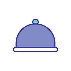 Dish icon vector stock illustration