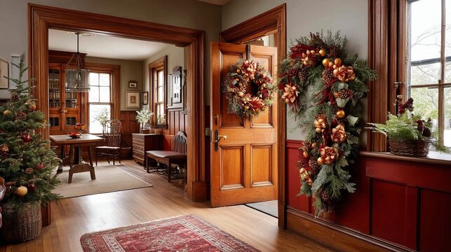 Holiday Decor Holiday Room Overview Wreath Door Gourmet