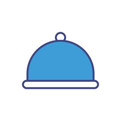 Obraz premium Dish icon vector stock illustration