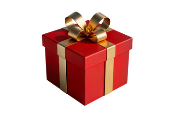 Obraz premium red gift box