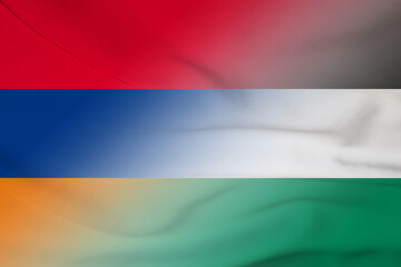 Armenia and Palestinian National Authority official flag international contract PSE ARM