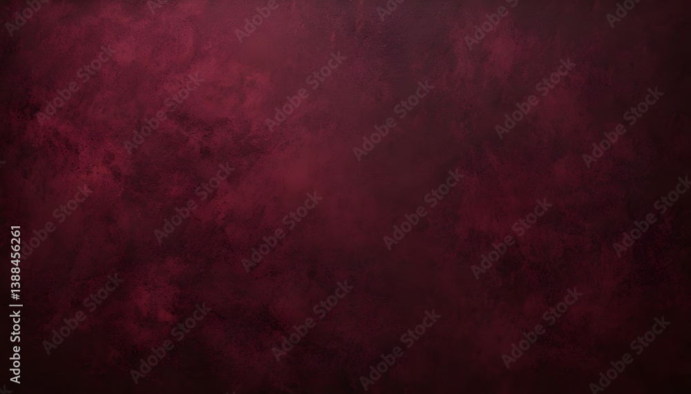 Poster Rich Burgundy Texture Background, A Deep Red Canvas With Subtle Gradient Shades. Moody, Painterly Effect For Design. Ideal For Elegant Invitations And Artwork. Soft Focus Adds Intrigue.