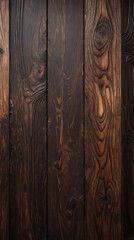 Polished warm dark brown wood texture image for background wallpaper with high resolution fine grain surface premium stock photography