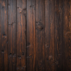 Naklejka premium Polished warm dark brown wood texture image for background wallpaper with high resolution detailed grain surface premium stock photography