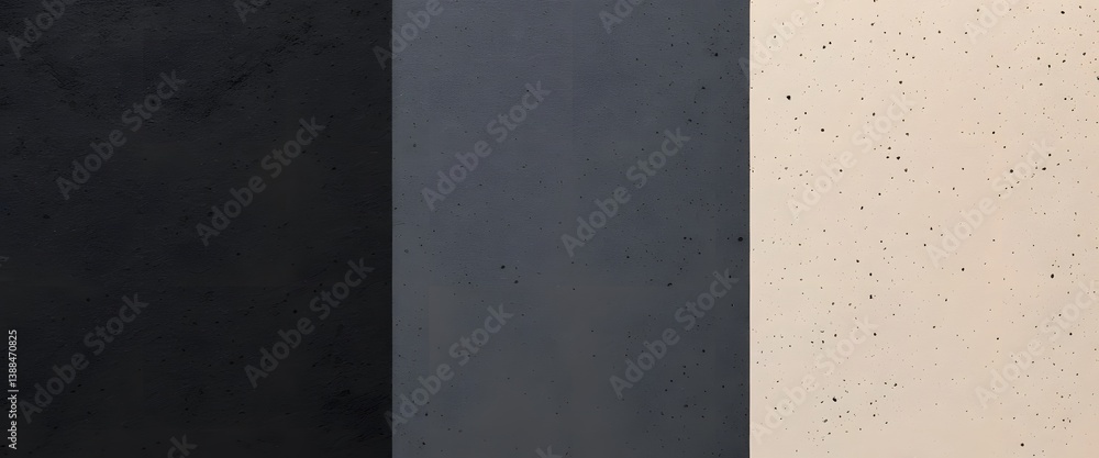 Fototapete warm to cool gradient backdrop texture, light beige orange to deep dark gray shade. grainy speckled 