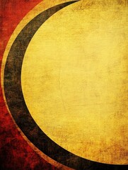 Abstract Crescent Shape Design on Distressed Backdrop