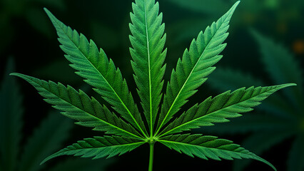 An AI algorithm generates unique cannabis leaf art based on musical inputs, transforming Bach into symmetry and jazz into organic chaos through code.