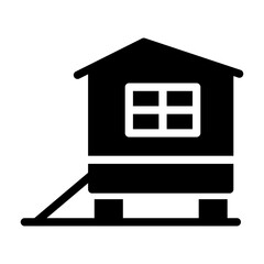 chicken coop Solid icon