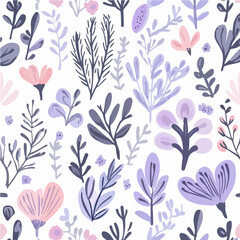 lavender pattern.Exquisite vector floral patterns.