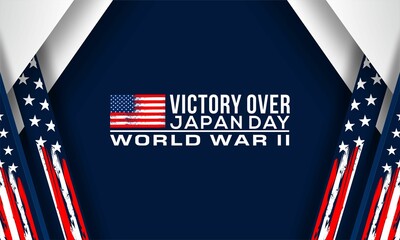 Victory over Japan Day,vj- day, vektor background banner