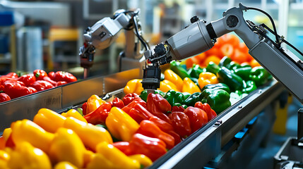 Mechanical arms constructing robotic arms for autonomous fish farming in an aquaculture lab, robotic arms fitting feeding systems, water quality monitors