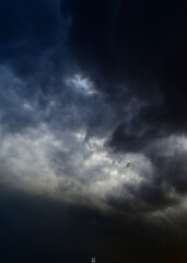 Obraz premium storm clouds timelapse