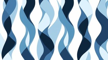 Abstract Blue Wave Pattern Design Background